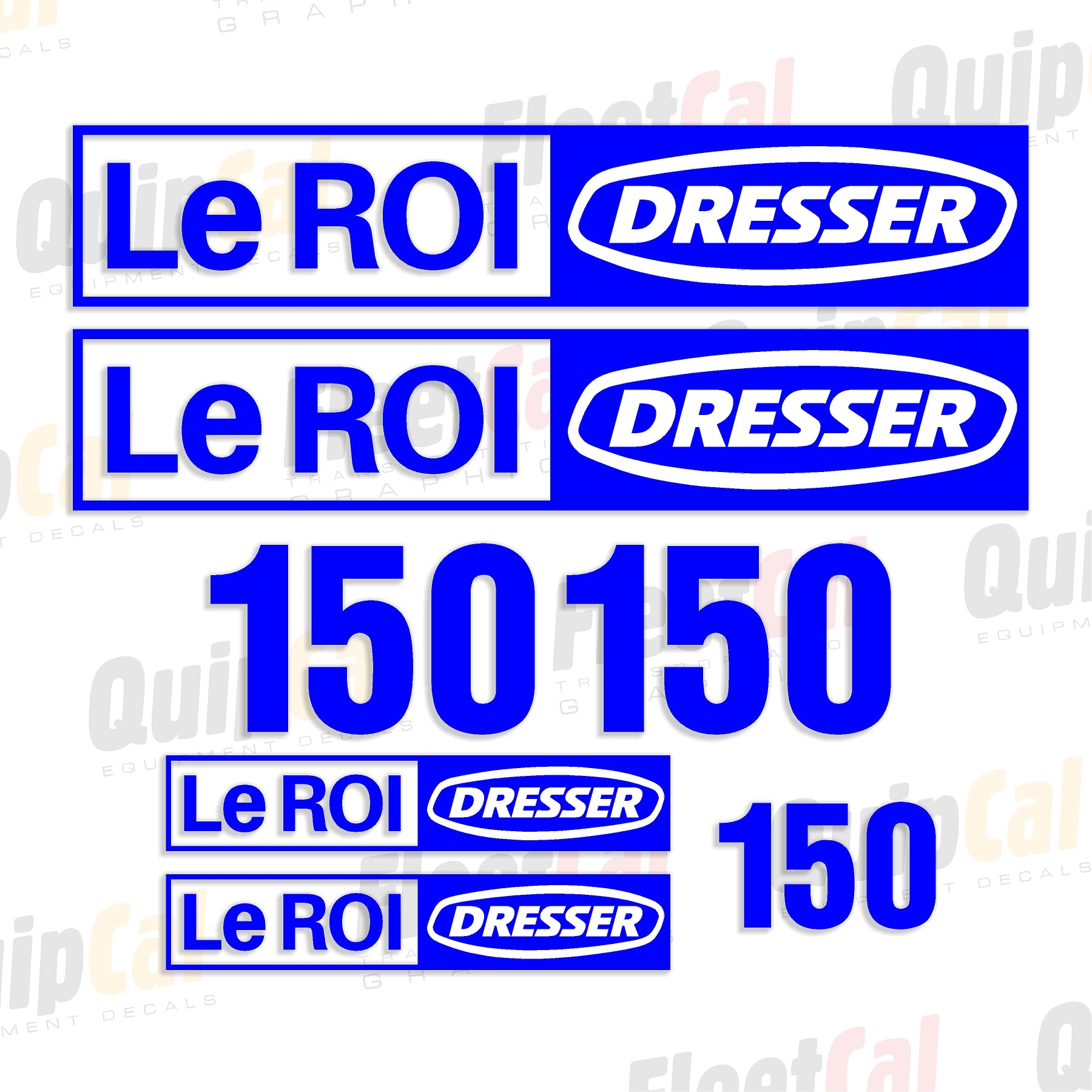 Decals for LeROI Air Compressors