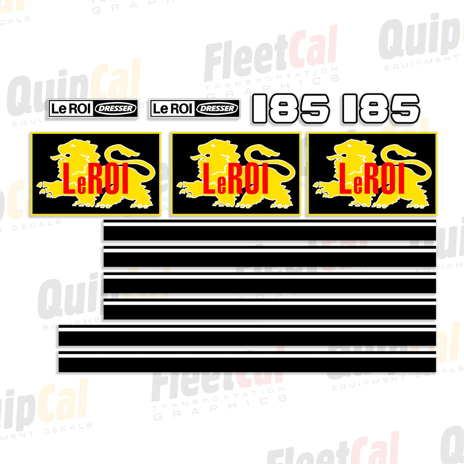 Decals for LeROI Dresser Air Compressors