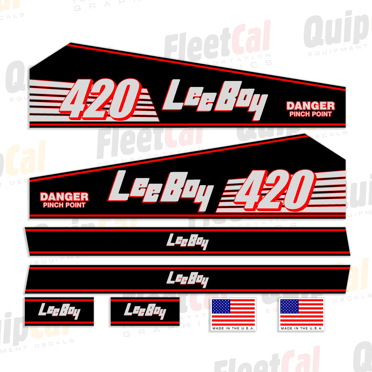 LeeBoy Roller Decal Set