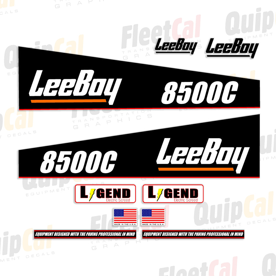 LeeBoy Paver Decals