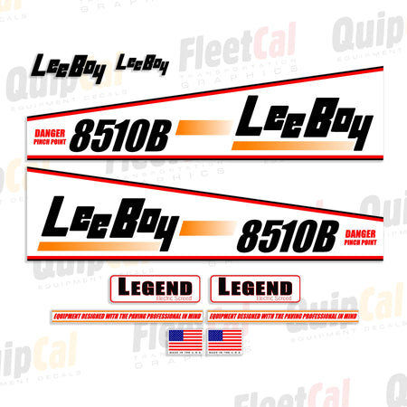 LeeBoy Paver Decals