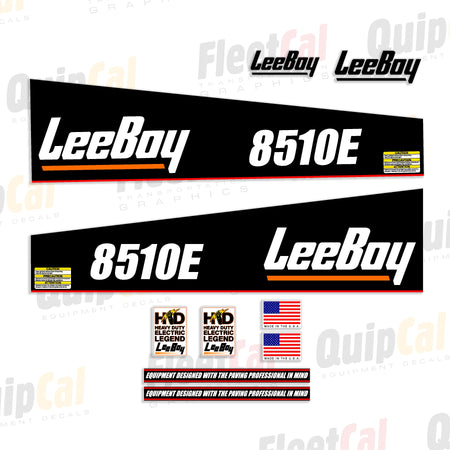 LeeBoy Paver Decals