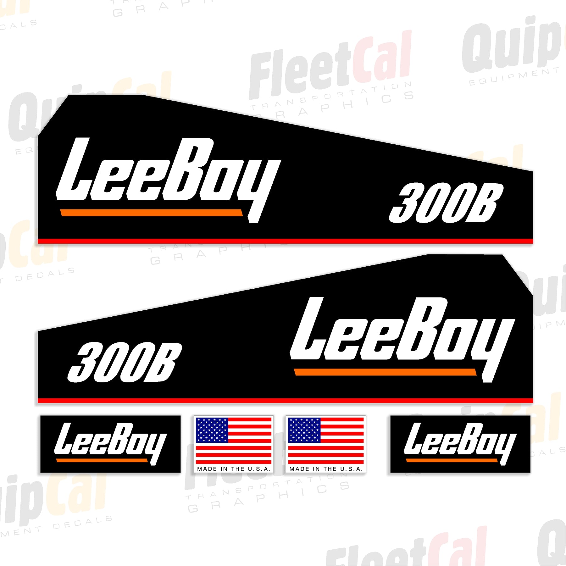 LeeBoy Roller Decals