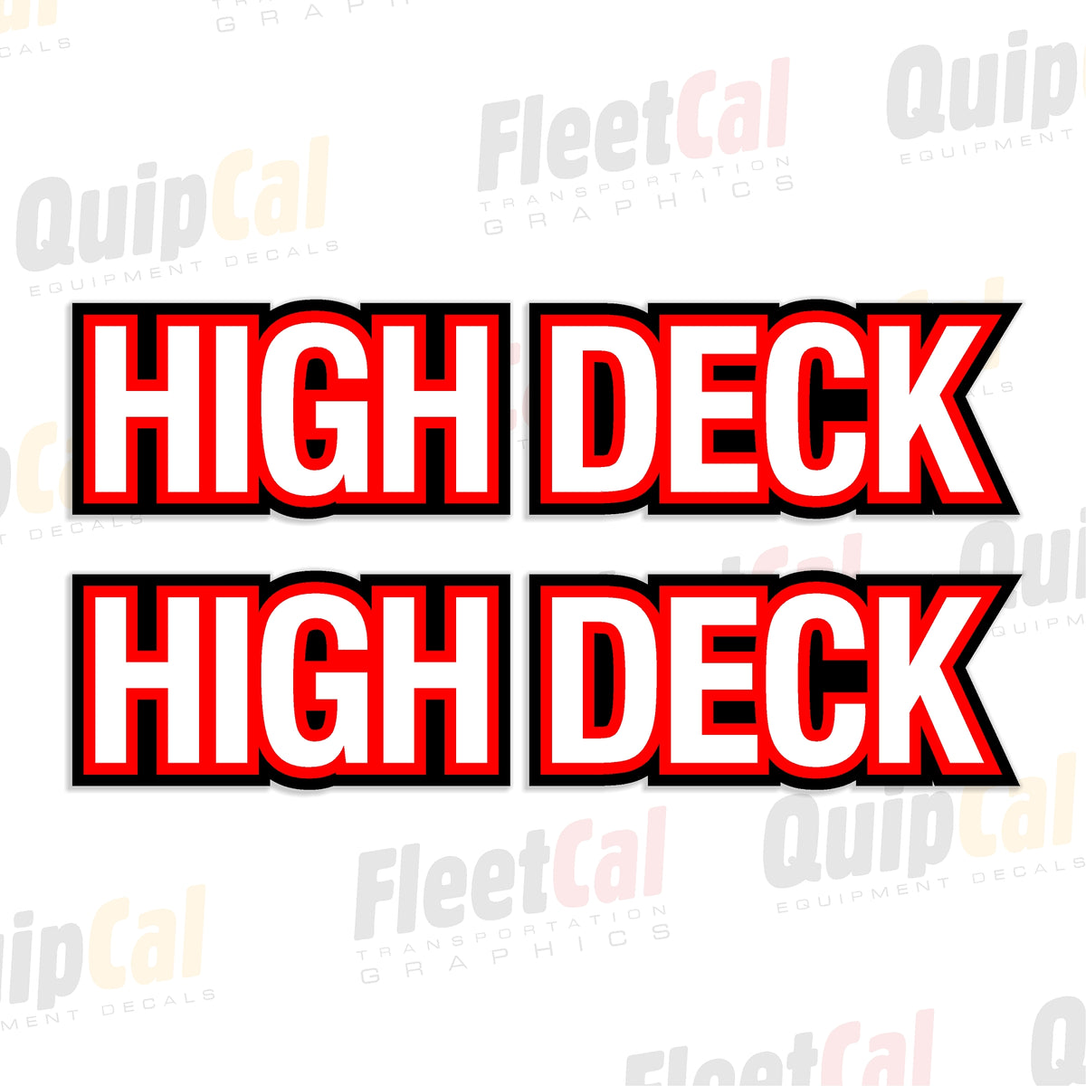 LeeBoy High Deck Decals