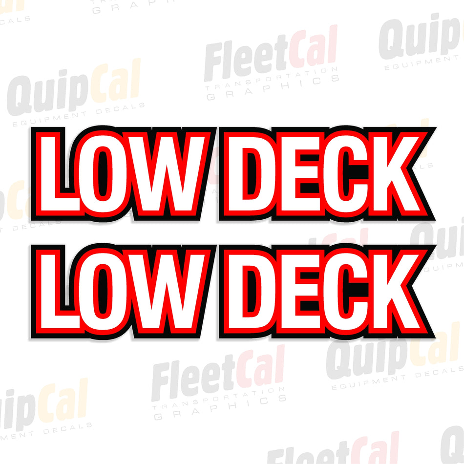 LeeBoy Low Deck Decals