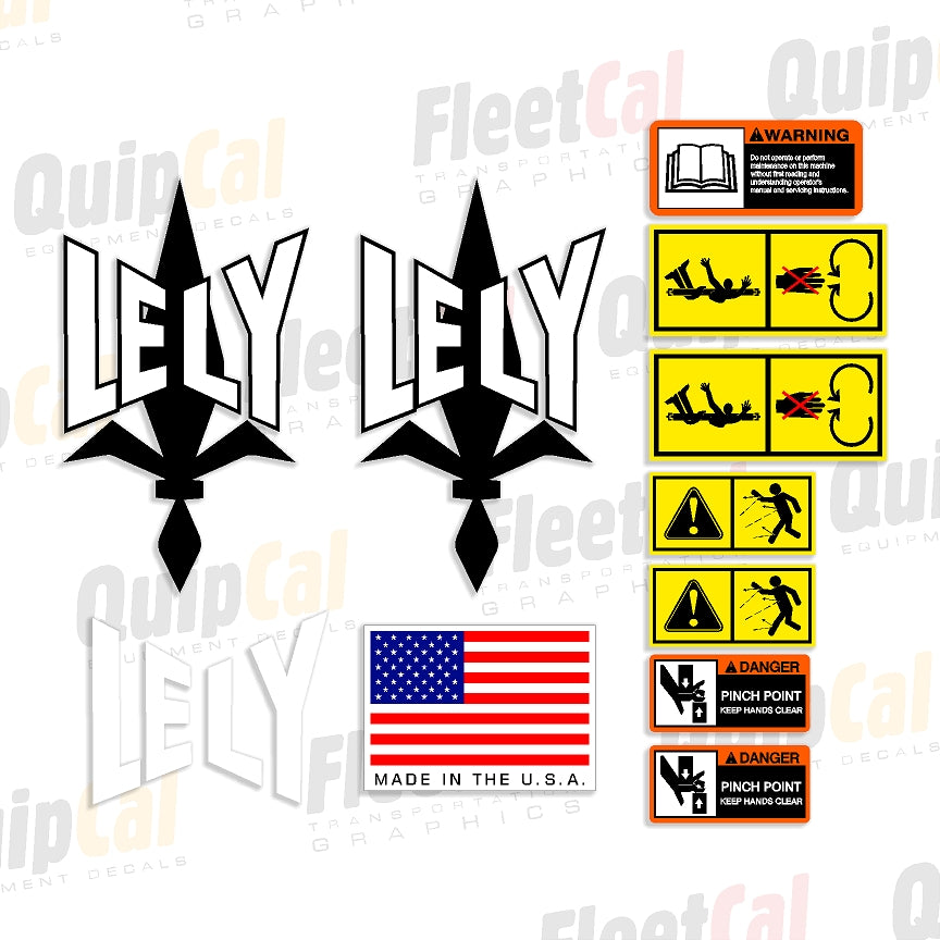 Lely Spreader and Applicator Decals