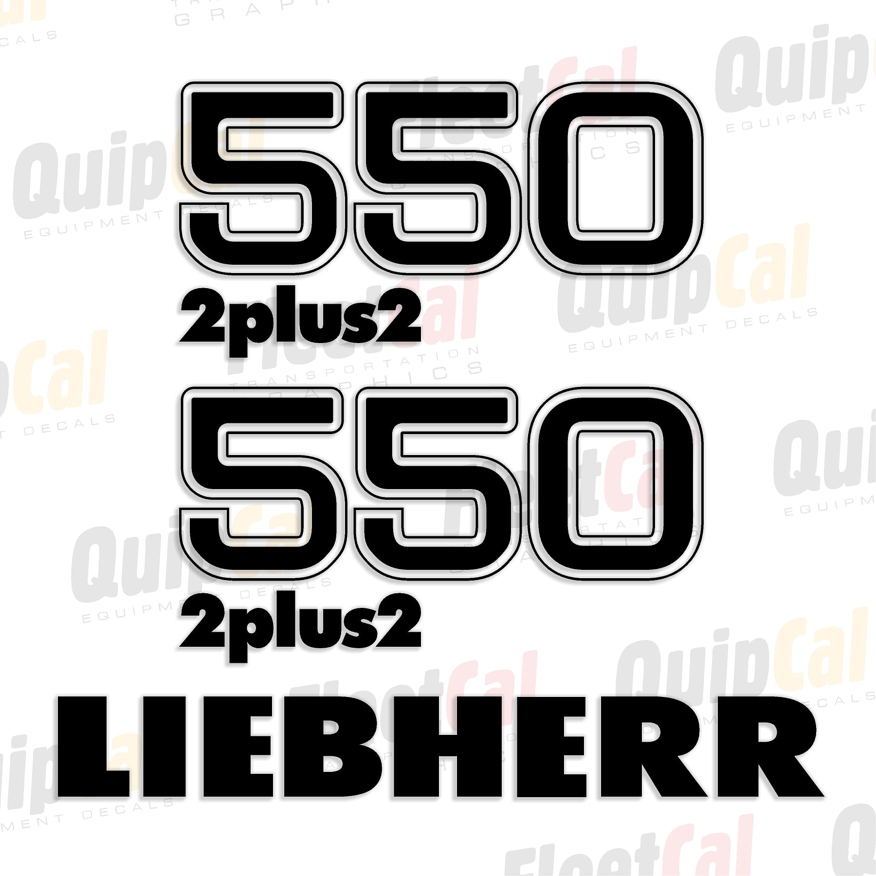 Liebherr Wheel Loader Decal Set