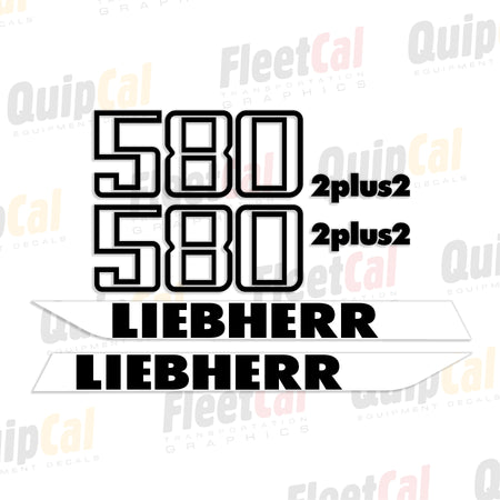 Liebherr Wheel Loader Decal Set