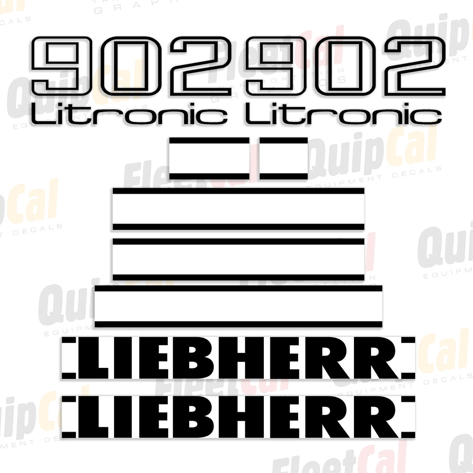 Liebherr Excavator Decals