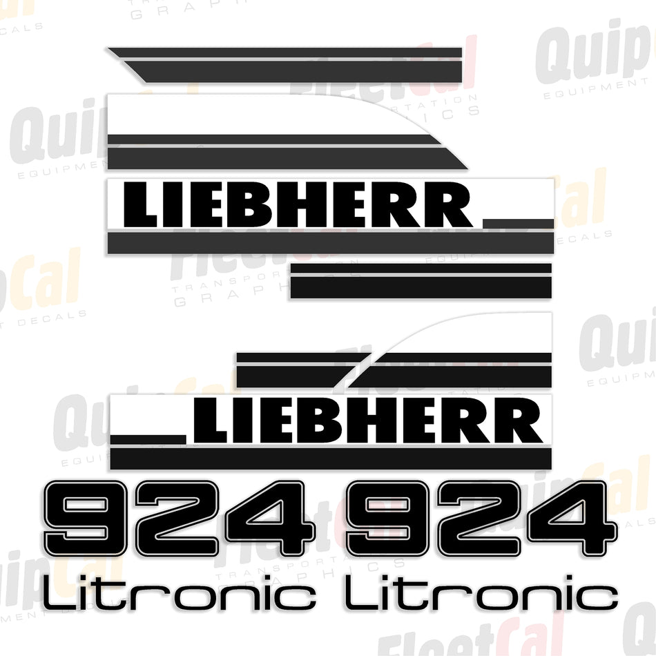 Liebherr Excavator Decals