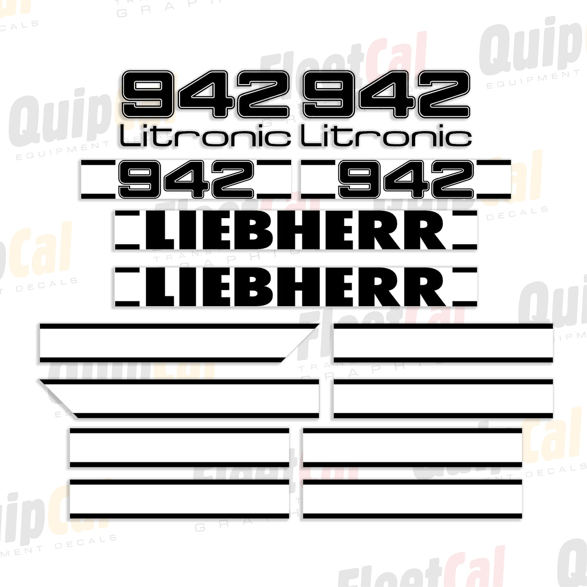 Liebherr Excavator Decals