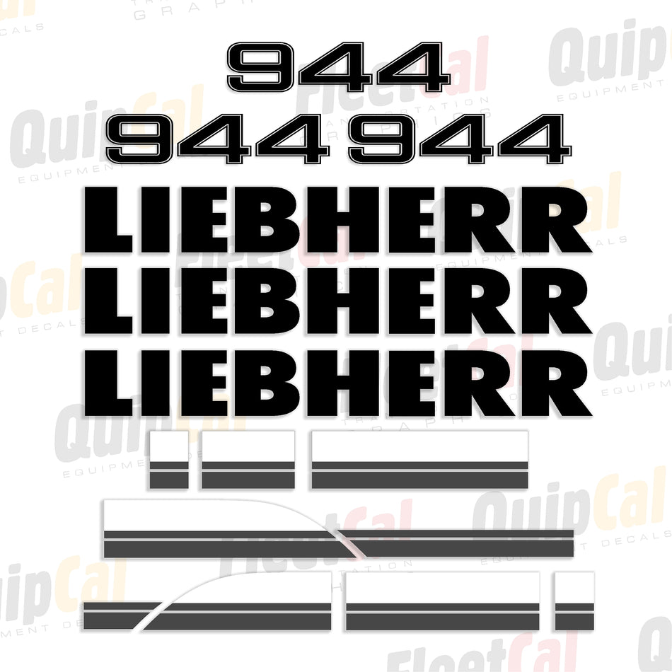 Liebherr Excavator Decals