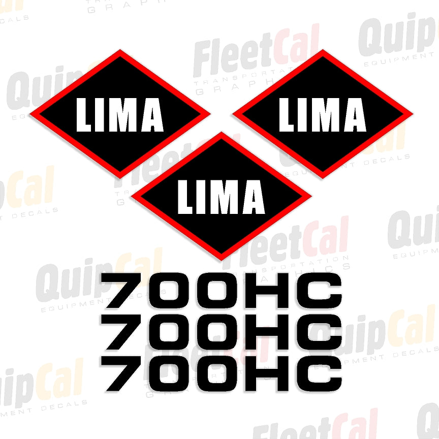 Lima Crane Decals