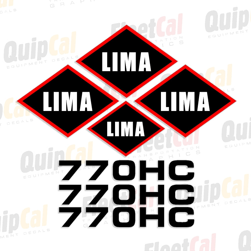 Lima Crane Decals