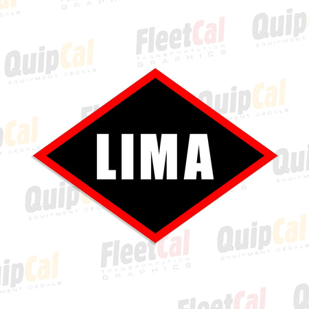 Lima Crane Logo Decals