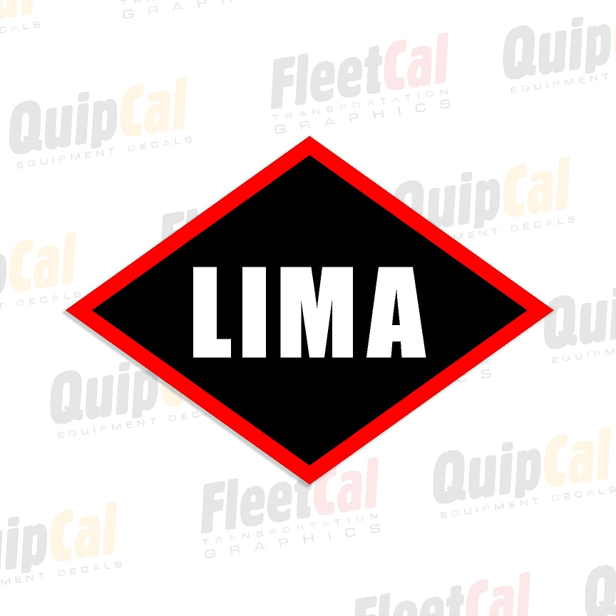 Lima Crane Logo Decals