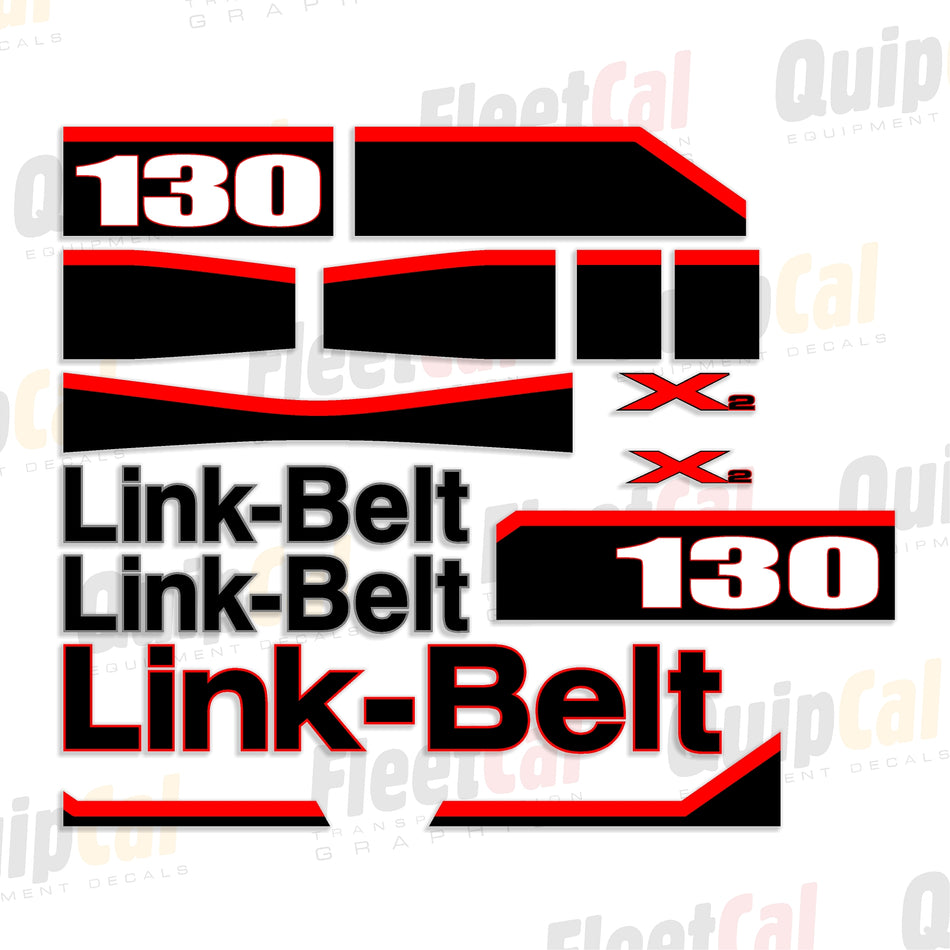 Link-Belt Excavator Decals