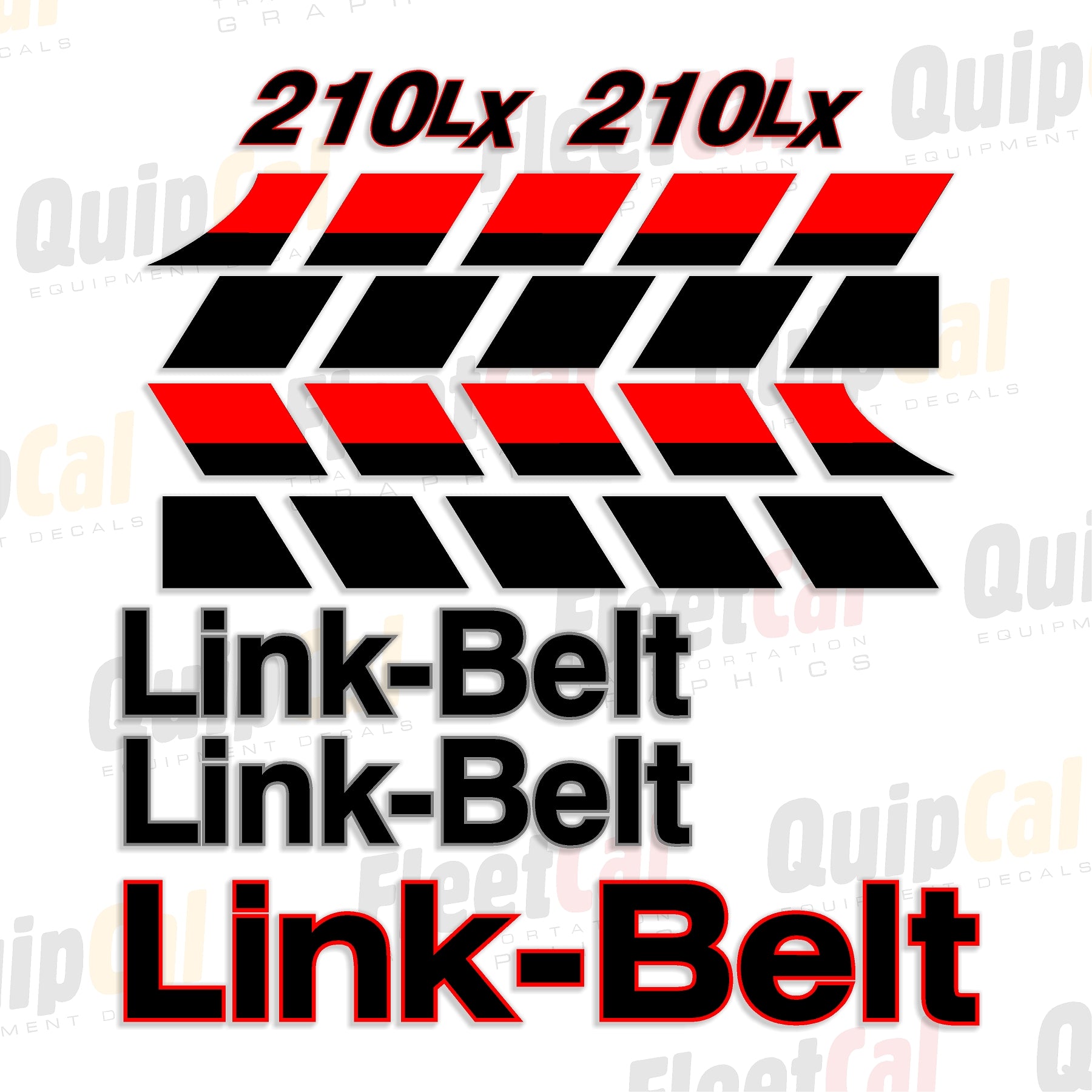 Link-Belt Excavator Decal Set