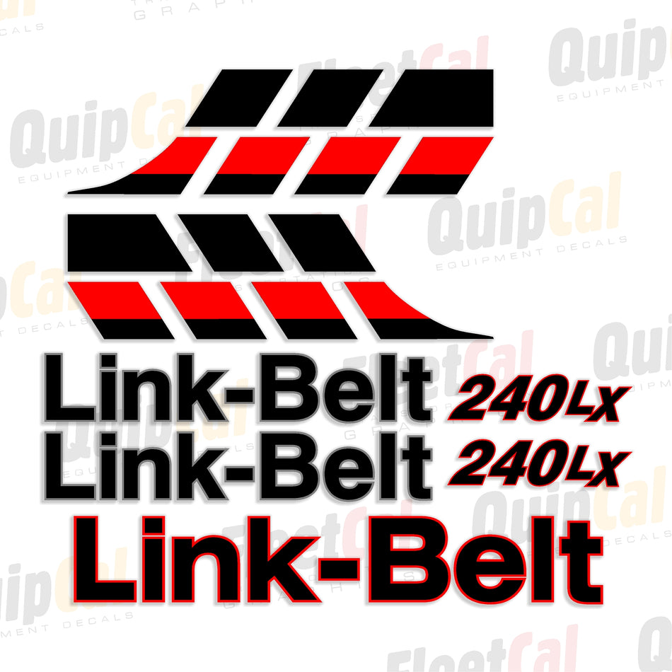 Link-Belt Excavator Decal Set