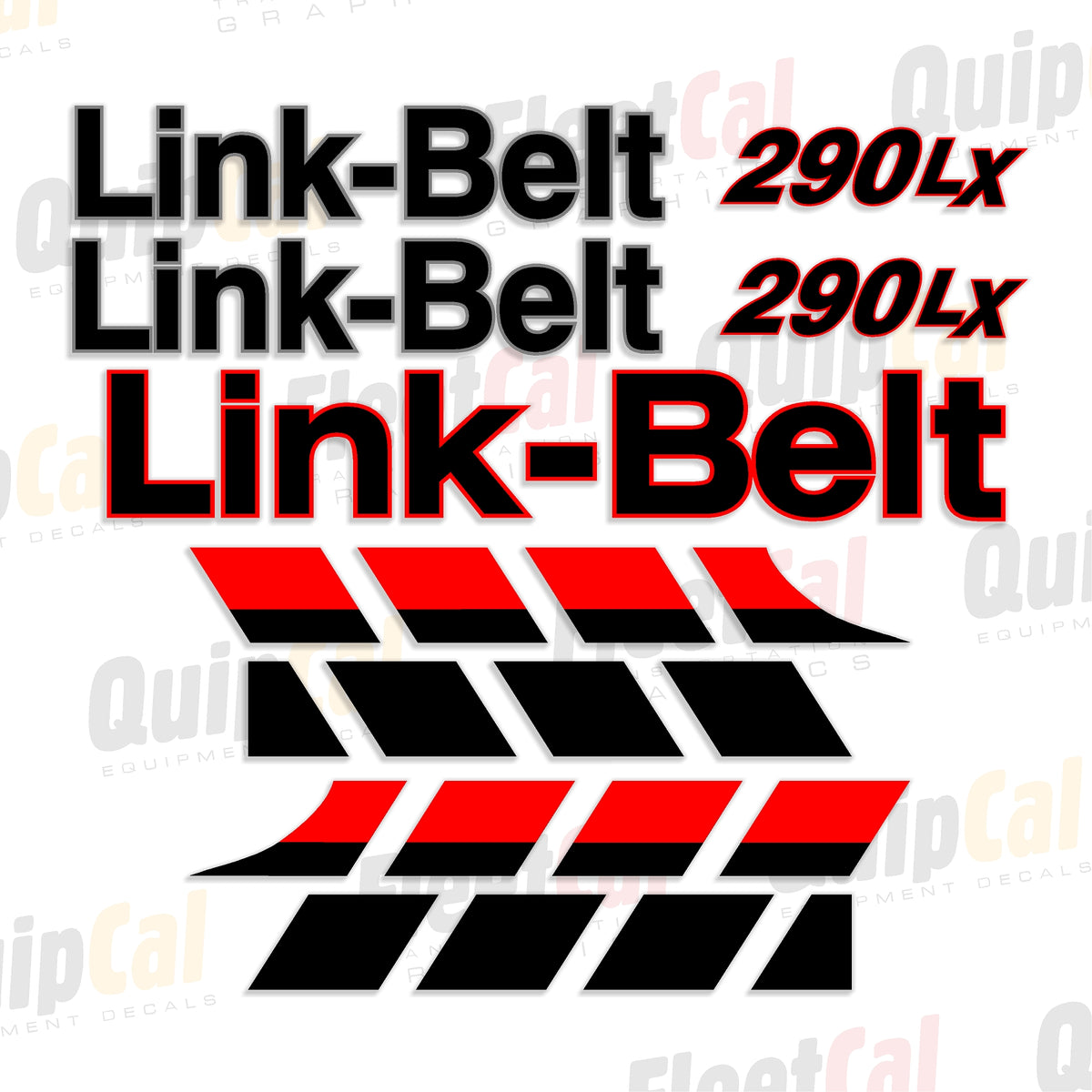 Link-Belt Excavator Decal Set