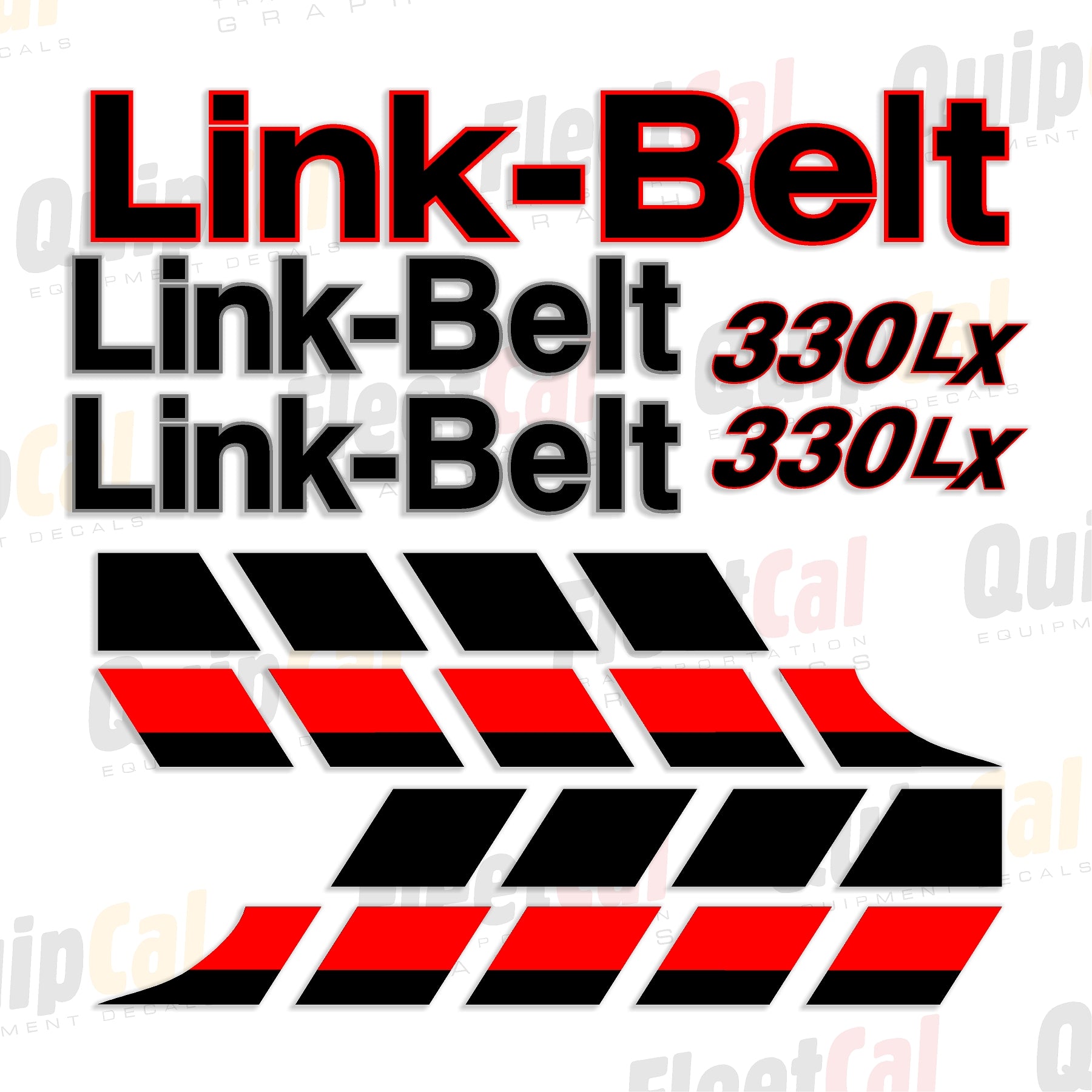 Link-Belt Excavator Decal Set