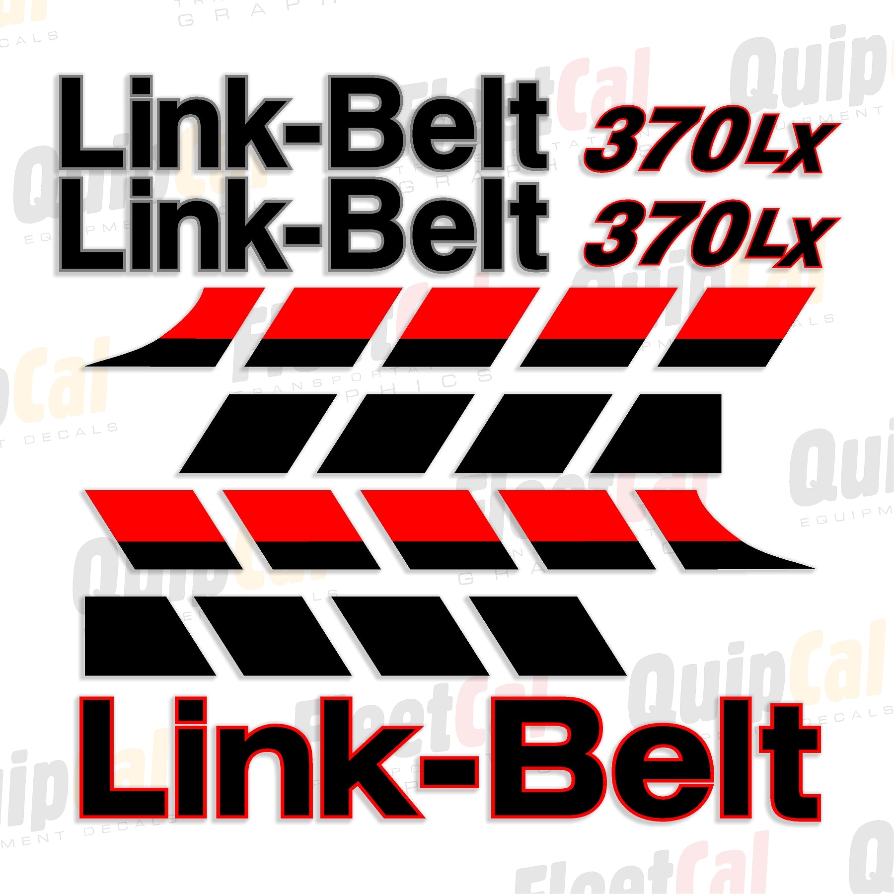 Link-Belt Excavator Decal Set