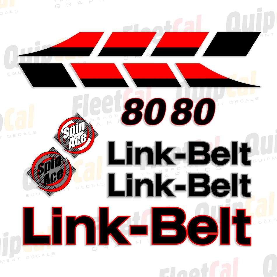 Link-Belt Excavator Decal Set