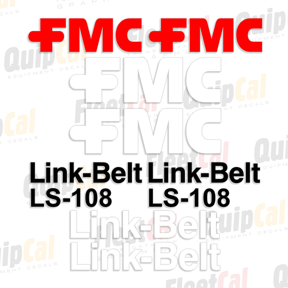 Link-Belt Crane Decals