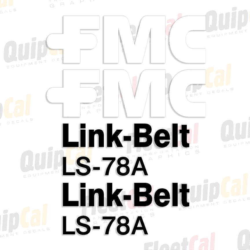 Link-Belt Crane Decals