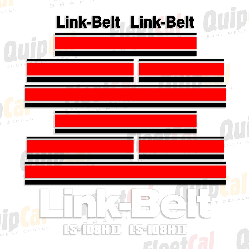 Link-Belt Crane Decals