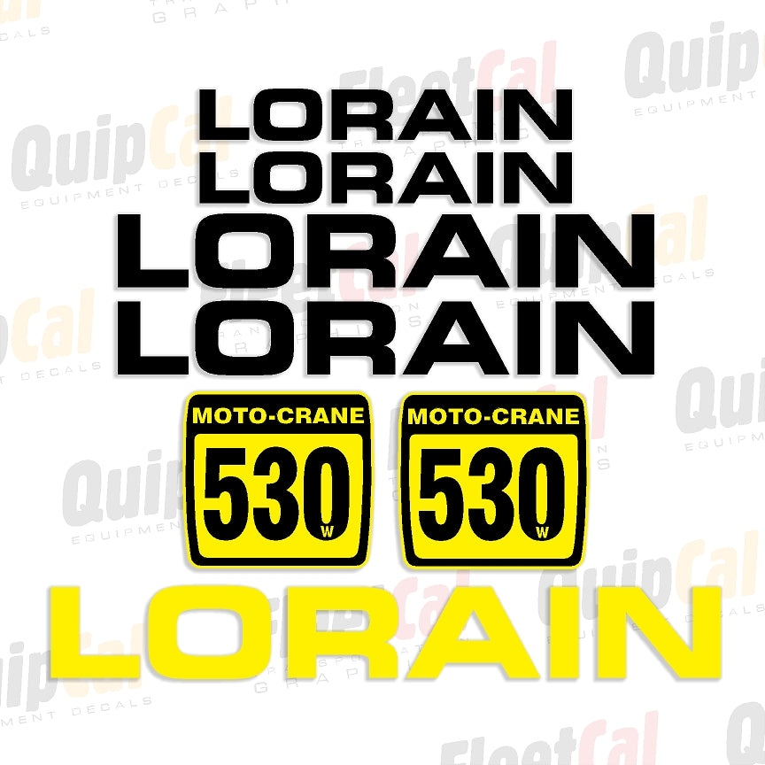 Lorain Crane Decals