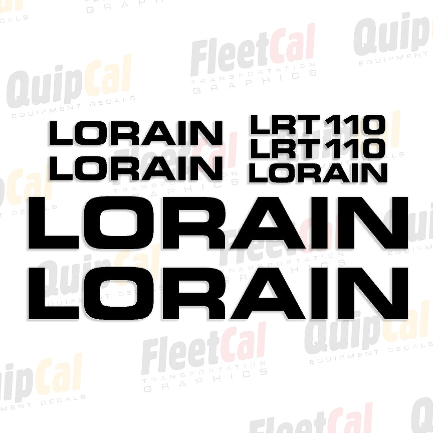 Lorain Crane Decals