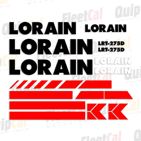 Lorain Crane Decal Set