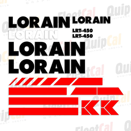 Lorain Crane Decal Set