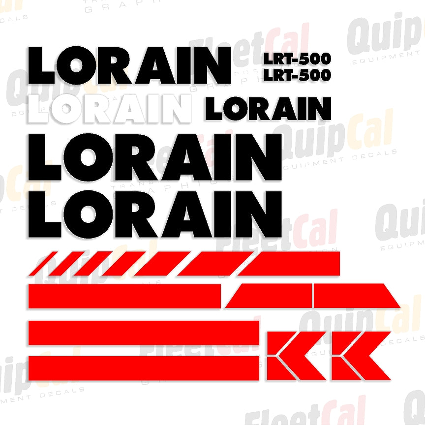 Lorain Crane Decal Set