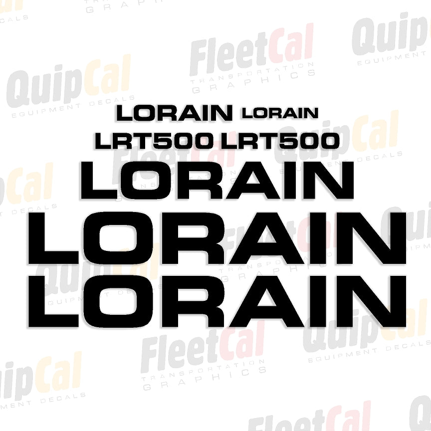 Lorain Crane Decal Set