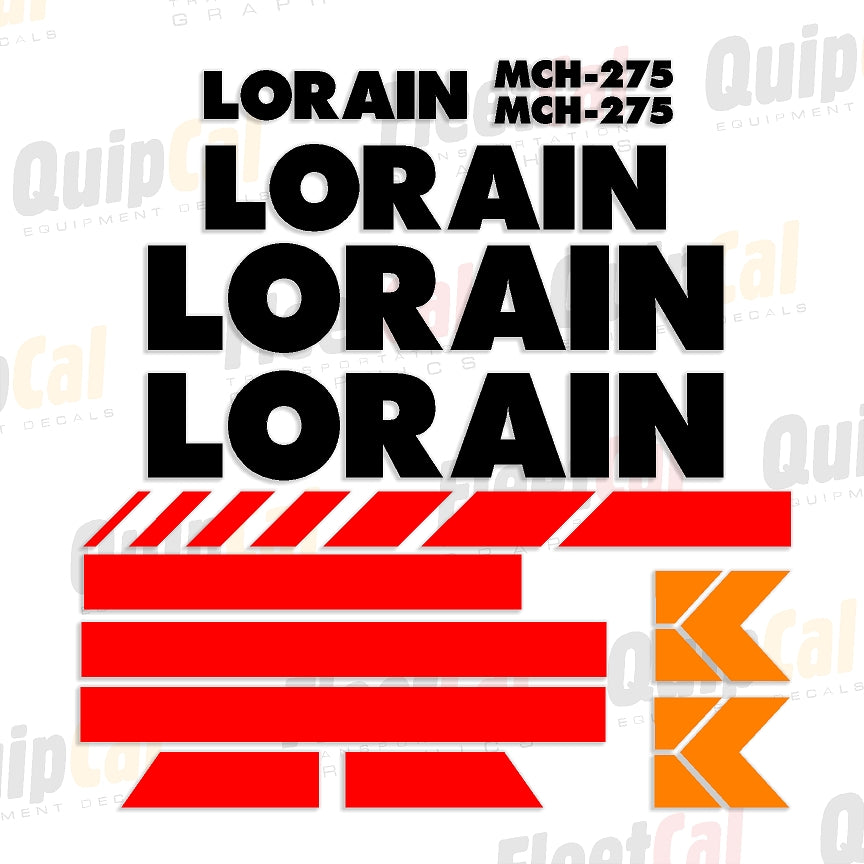 Lorain Crane Decal Set