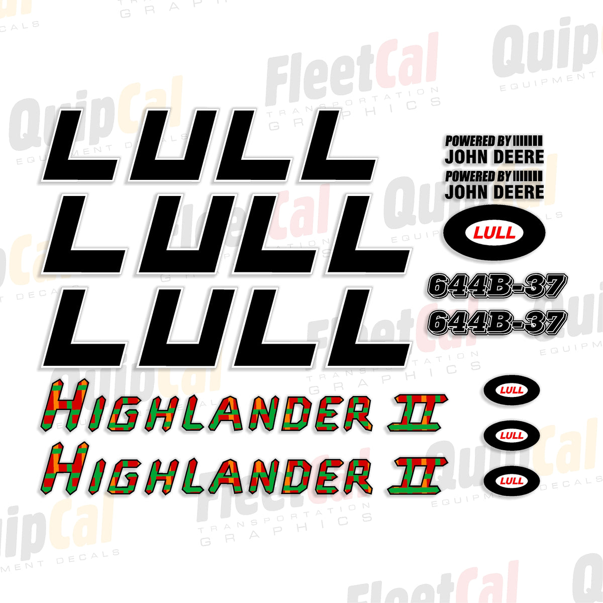 Lull Telehandler Decal Set