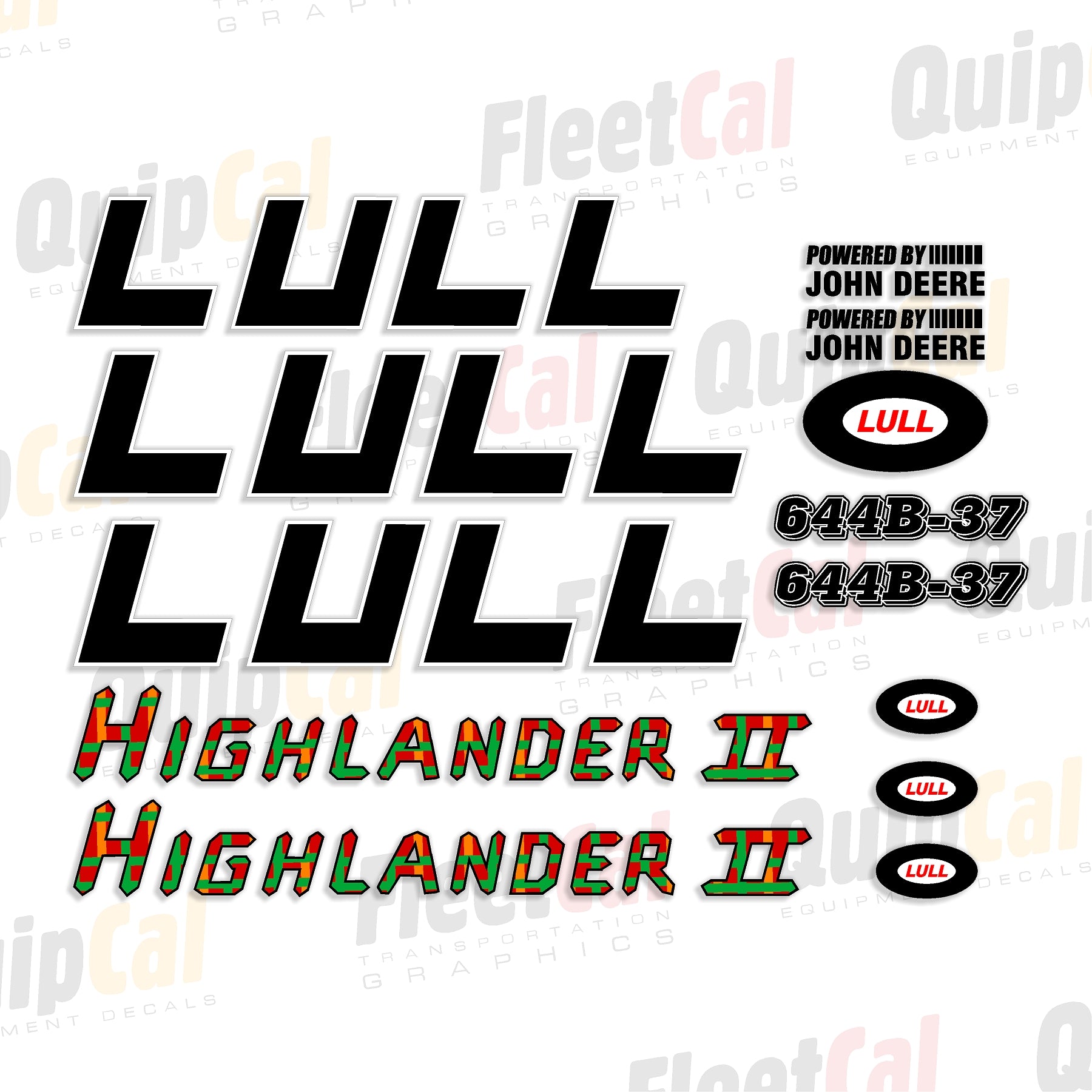 Lull Telehandler Decal Set