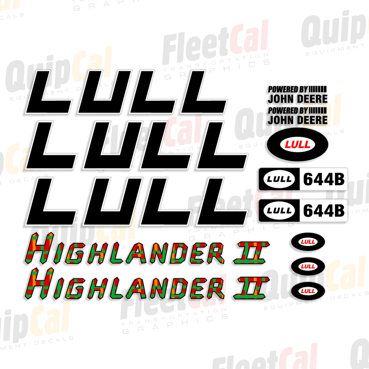 Lull Telehandler Decal Set