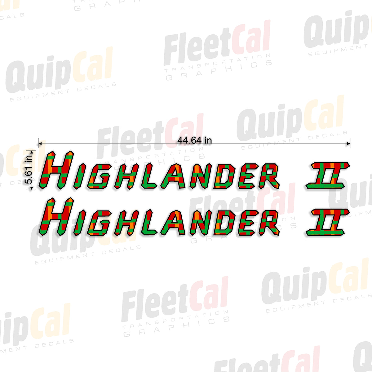 Lull Telehandler Decals