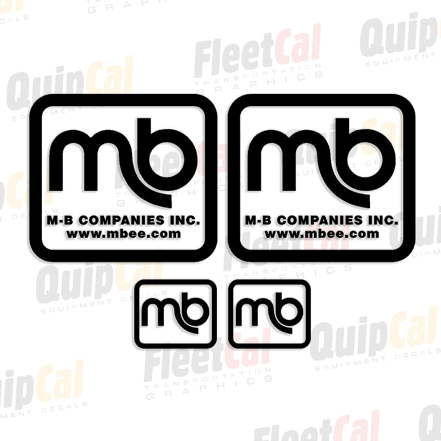 M-B Sweeper Decals