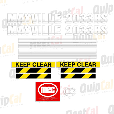 MEC Scissor Lift Decals