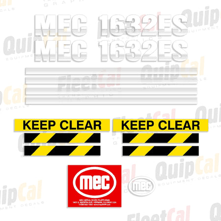 MEC Scissor Lift Decals