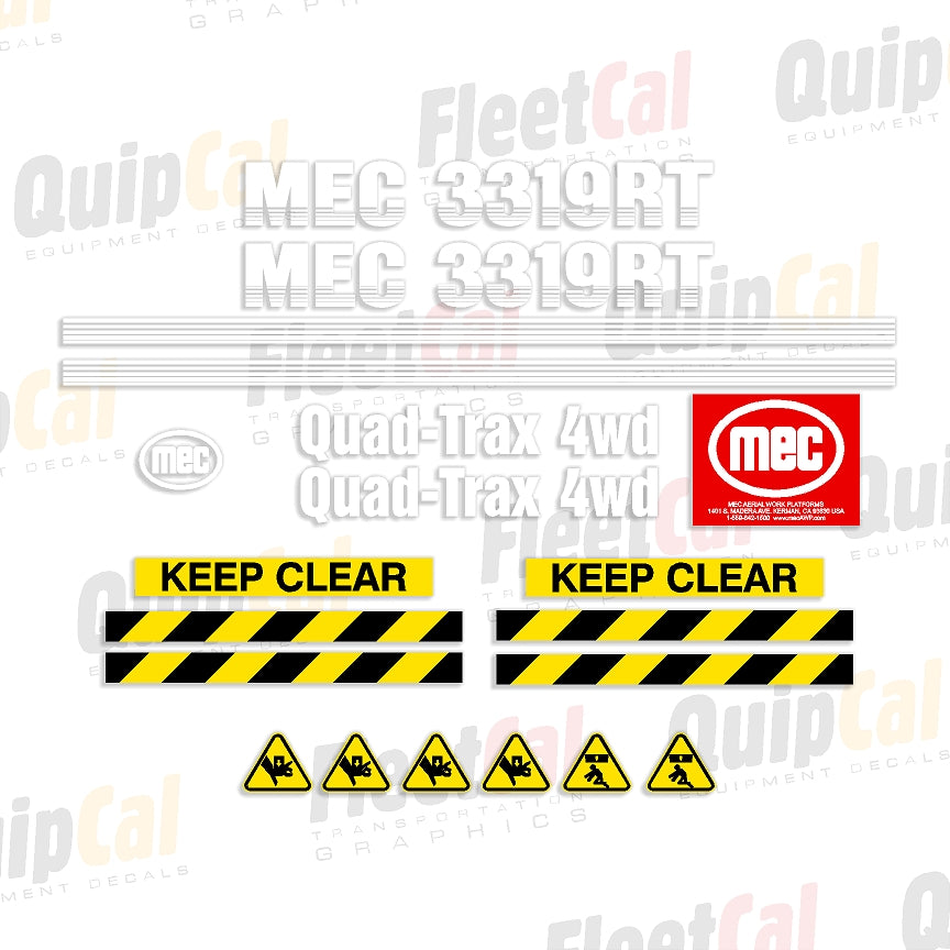 MEC Scissor Lift Decals