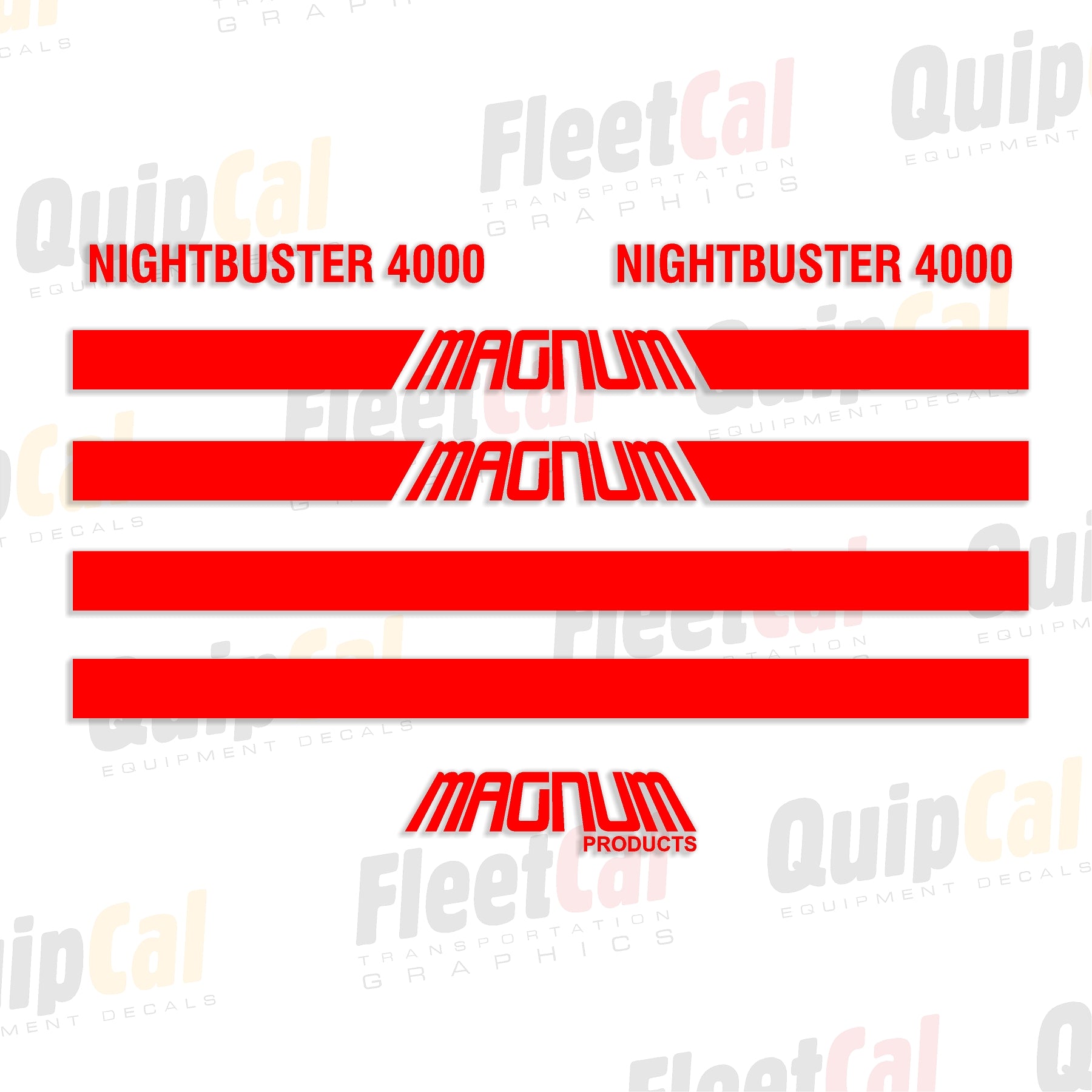 Magnum Light Tower Decals