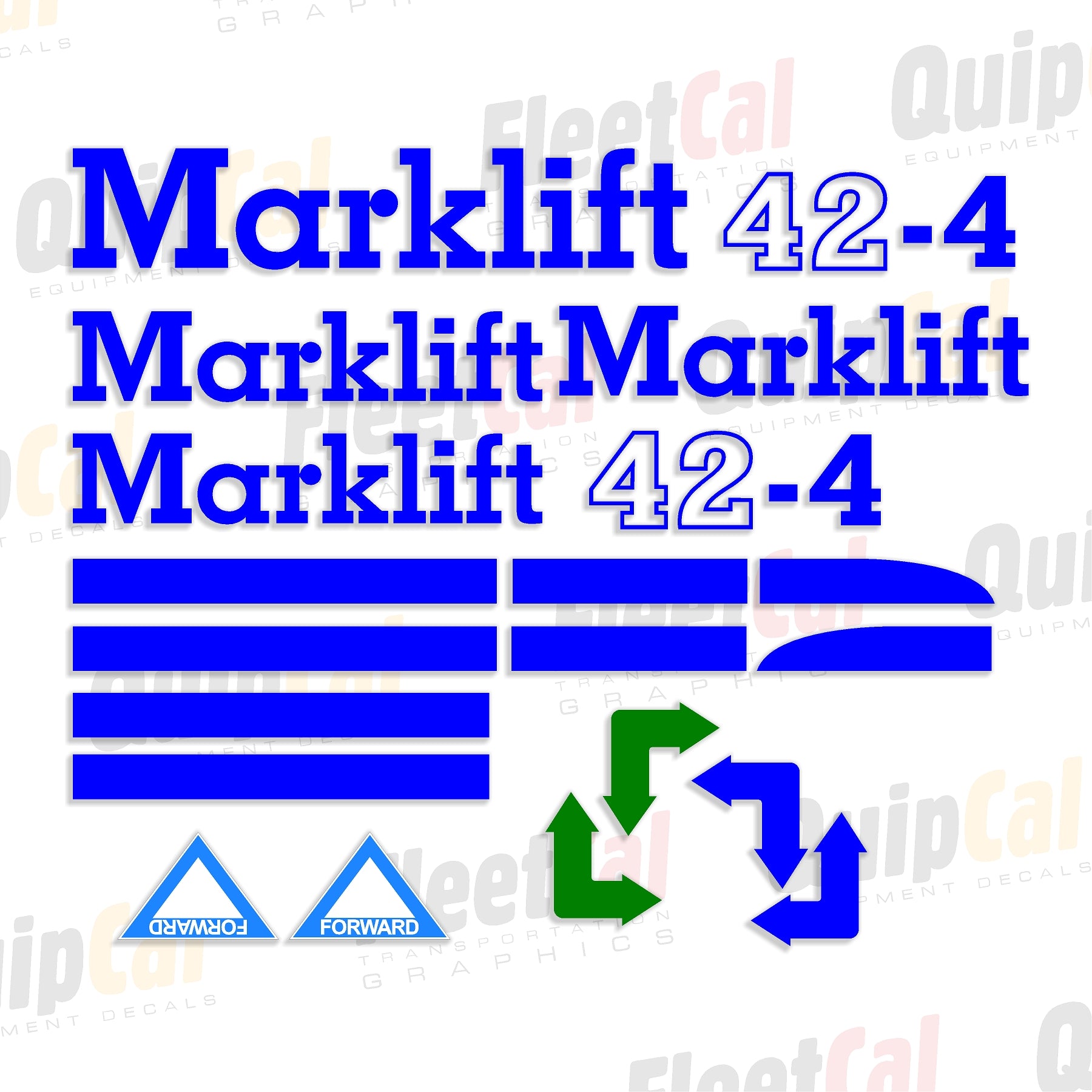 Marklift Manlift Decals