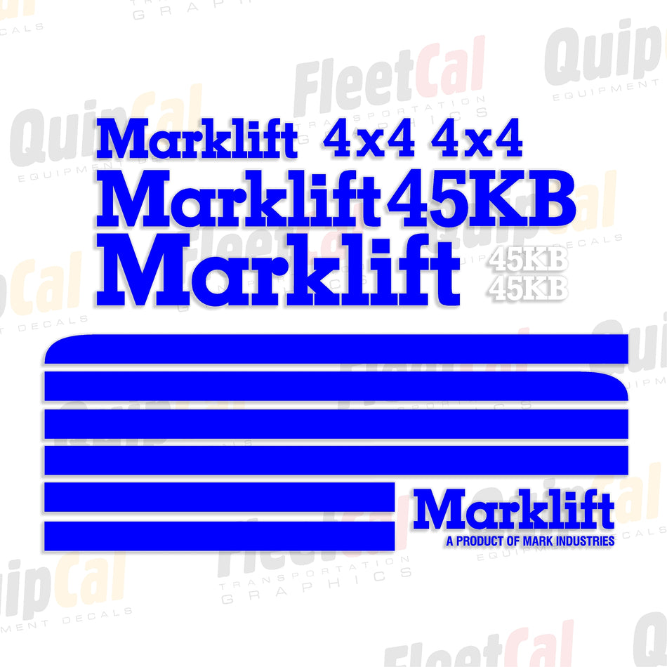 Marklift Manlift Decals