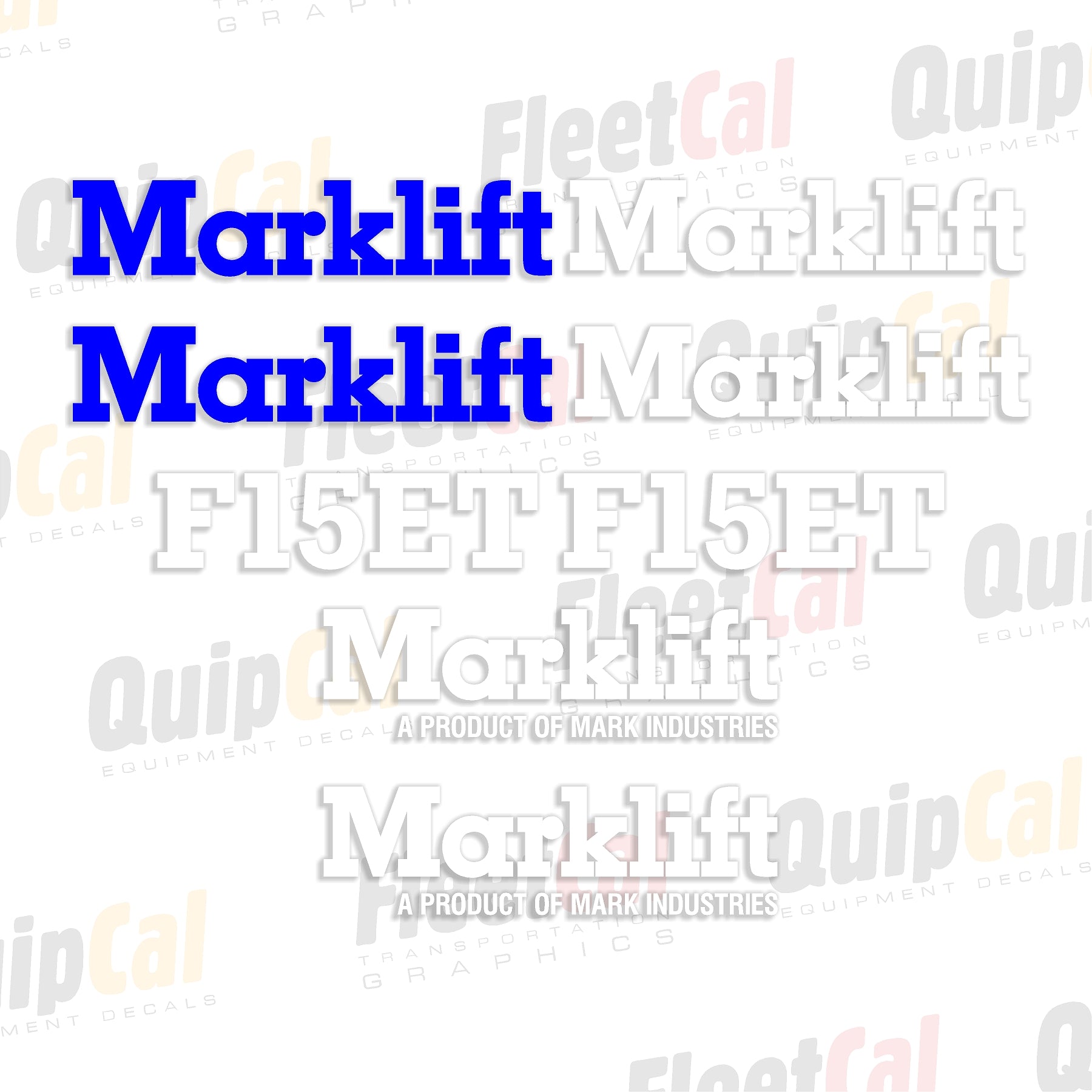 Marklift Manlift Decals