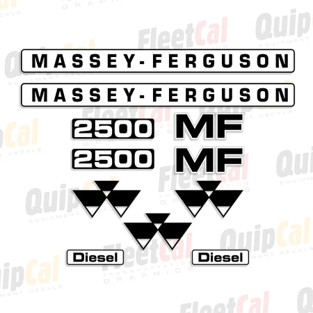 Massey Ferguson Rough Terrain Forklift Decals